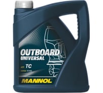 Масло минеральное для 2-х тактных двигателей Outboard Universal (4 л) MANNOL 1429