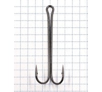Крючок KOI 3 xl double hook, размер 3/0 int, цвет bn, двойник, 10 шт. KH2421-3/0BN