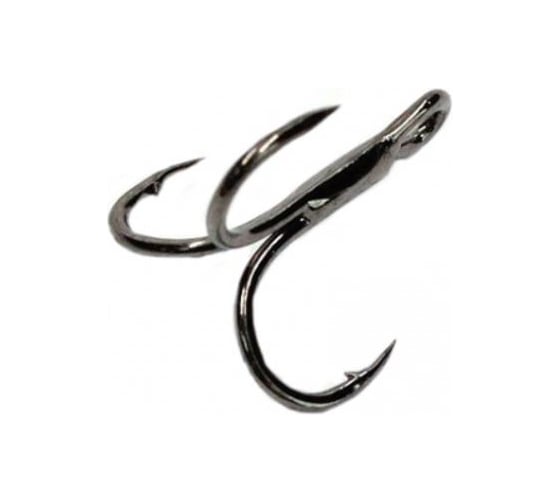 Крючок KOI 6063, размер 8 int, цвет bn, тройник, 10 шт. KH3351-8BN 1