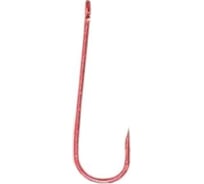 Крючок KOI round bend, размер 14 int, цвет red, 10 шт. KH4431-14RED