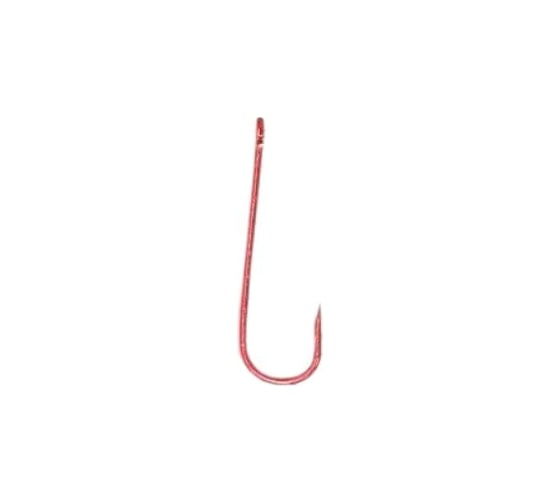 Крючок KOI round bend, размер 8 int, цвет red, 10 шт. KH4431-8RED 1