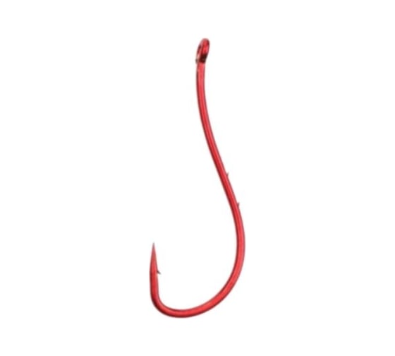 Крючок KOI ryusen-ring-2bh, размер 1/0 int, цвет red, 10 шт. KH7471-1/0RED 1
