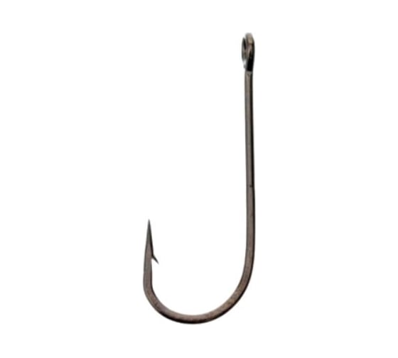 Крючок KOI single spoon long, размер 12 int, цвет bn, 10 шт. KH8411-12BN 1