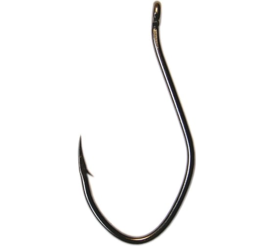 Крючок KOI cat fish hook, размер 12/0 int, цвет bn, 3 шт. KH9183-12/0BN 1