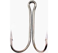 Крючок KOI short double hook, размер 1 int, цвет bn, двойник, 10 шт. KH2311-1BN