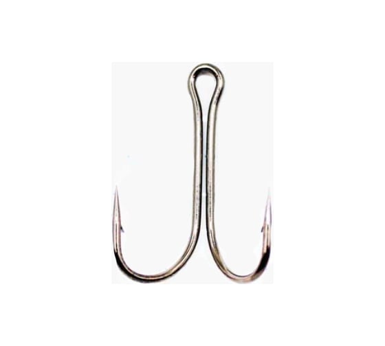 Крючок KOI short double hook, размер 2/0 int, цвет bn, двойник, 10 шт. KH2311-2/0BN 1