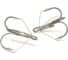 Крючок KOI weedless treble hook, размер 2/0 int, цвет bn, тройник незацепляйка, 5 шт. KH2335-2/0BN 1