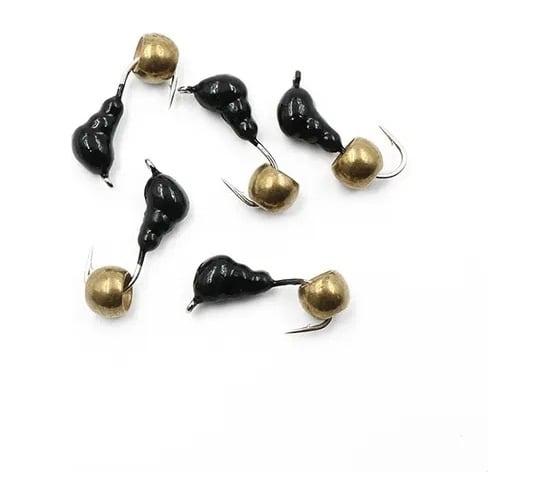 Безнасадочная мормышка ЯМАН Муравей с ушком, вес 0.45 г, шарик латунный, 5 шт Я-МР1976 1