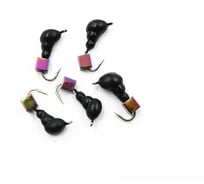 Безнасадочная мормышка ЯМАН Муравей с ушком, вес 0.6 г, кубик хамелеон, 5 шт Я-МР1972