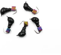 Безнасадочная мормышка ЯМАН Муравей с ушком, вес 1 г, кубик хамелеон, 5 шт Я-МР1974