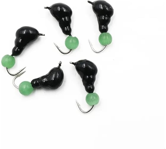 Безнасадочная мормышка ЯМАН Муравей с ушком, вес 1.2 г, кошачий глаз, 5 шт Я-МР1985 1