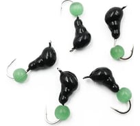 Безнасадочная мормышка ЯМАН Муравей с ушком, вес 0.8 г, кошачий глаз, 5 шт Я-МР1983