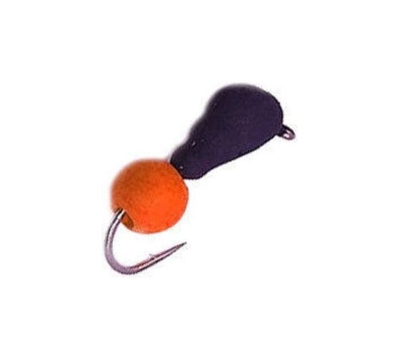 Безнасадочная мормышка ЯМАН Муравей с ушком, матовый шоколад, вес 0.6 г, шарик оранж. неон, 5 шт Я-МР2508 1