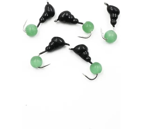 Безнасадочная мормышка ЯМАН Муравей с ушком, вес 0.45 г, кошачий глаз, 5 шт Я-МР1981 1