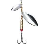 Вращающаяся блесна Namazu ahimonda, вес 7 г, цвет 01 серебро N-AH7-01