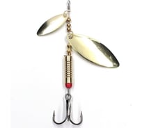 Вращающаяся блесна Namazu ahimonda, вес 10 г, цвет 02, латунь N-AH10-02