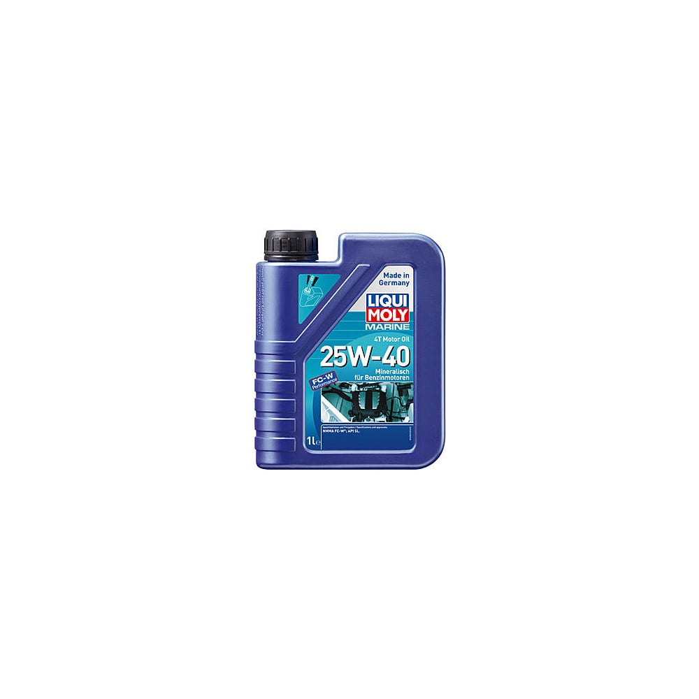 Минеральное моторное масло для лодок LIQUI MOLY Marine 4T Motor Oil 25W ...