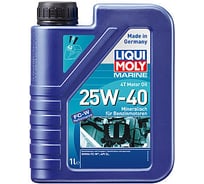 Минеральное моторное масло для лодок LIQUI MOLY Marine 4T Motor Oil 25W-40 SL 1л 25026