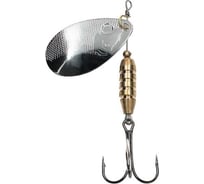 Вращающаяся блесна Namazu balna-zzar, вес 6 г, цвет 01/серебро N-BZ6-01