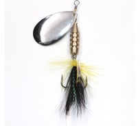 Вращающаяся блесна Namazu gorana, вес 12 г, цвет 01/серебро N-G12-01
