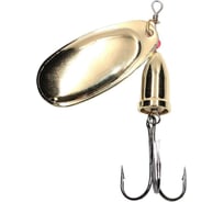 Вращающаяся блесна Namazu lothar, вес 15 г, цвет 02/латунь N-L15-02