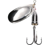 Вращающаяся блесна Namazu lothar, вес 15 г, цвет 01/серебро N-L15-01