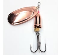 Вращающаяся блесна Namazu lothar, вес 12 г, цвет 03/медь N-L12-03