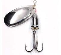 Вращающаяся блесна Namazu lothar, вес 12 г, цвет 01/серебро N-L12-01