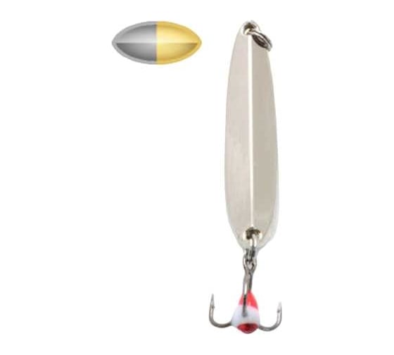 Вертикальная блесна Namazu ellipse-ice размер 75 мм, вес 15 г, цвет s602 N-VEI15-602 1