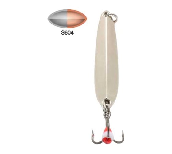 Вертикальная блесна Namazu ellipse-ice размер 65 мм, вес 11 г, цвет s604 N-VEI11-604 1