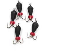 Вольфрамовая безнасадочная мормышка ЯМАН черт с петлей (длинный), d-4 мм, вес 1.5 г, бисер Я-МР1359