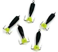 Вольфрамовая безнасадочная мормышка ЯМАН черт с петлей (длинный), d-4 мм, вес 1.5 г, капля с глазком Я-МР1589