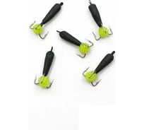 Вольфрамовая безнасадочная мормышка ЯМАН черт с петлей (длинный), d-3 мм, вес 0.9 г, подвеска Я-МР1918