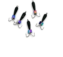 Вольфрамовая безнасадочная мормышка ЯМАН черт с петлей (длинный), d-5 мм, вес 2,0 г, кубик хамелеон Я-МР1645