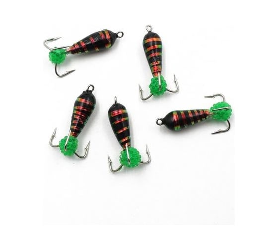 Вольфрамовая безнасадочная мормышка ЯМАН черт с петлей (длинный) малек, d-4 мм, вес 1.5 г, подвеска Я-МР2018 1