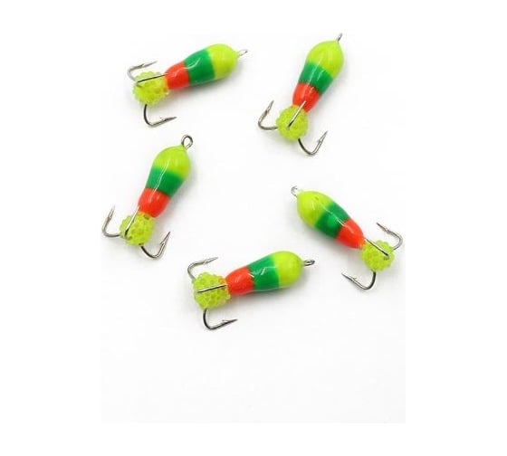 Вольфрамовая безнасадочная мормышка ЯМАН черт с петлей (длинный), светофор, d-4 мм, вес 1.5 г, подвеска Я-МР2007 1