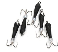 Вольфрамовая безнасадочная мормышка ЯМАН черт с петлей с коронкой из никеля, d-2 мм, вес 0.4 г Я-МР1449