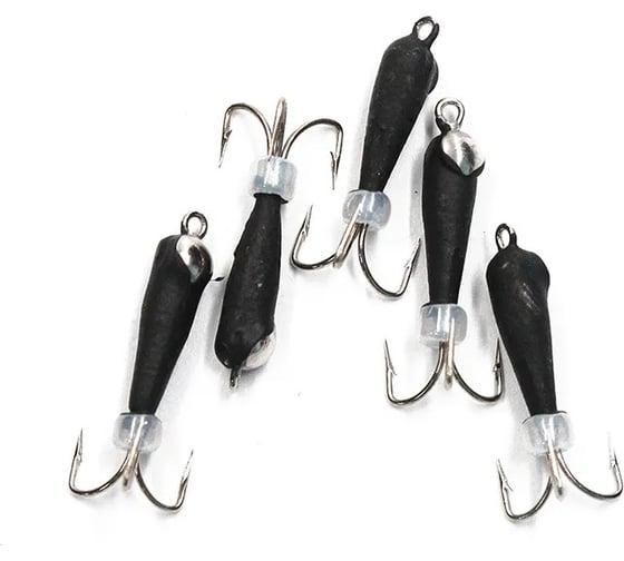 Вольфрамовая безнасадочная мормышка ЯМАН черт с петлей с коронкой из никеля, d-2 мм, вес 0.4 г Я-МР1449 1