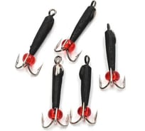 Вольфрамовая безнасадочная мормышка ЯМАН черт с петлей с коронкой из никеля, d-2 мм, вес 0.4 г Я-МР1447