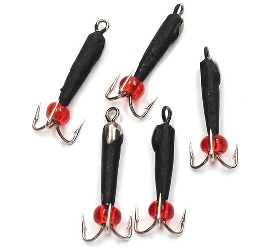 Вольфрамовая безнасадочная мормышка ЯМАН черт с петлей с коронкой из никеля, d-3 мм, вес 0.9 г Я-МР1448 1