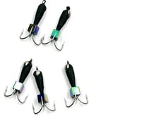 Вольфрамовая безнасадочная мормышка ЯМАН черт с петлей с коронкой из никеля, d-5 мм, вес 2,0 г Я-МР1653