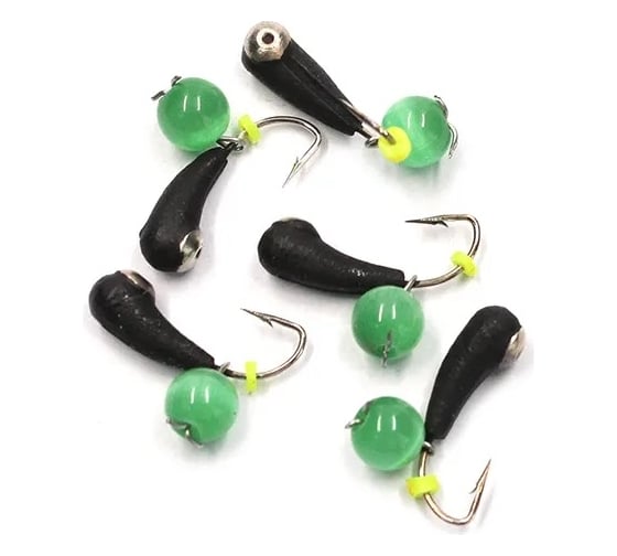 Вольфрамовая безнасадочная мормышка ЯМАН уралка с отверстием с коронкой из никеля, d-4 мм, вес 1.0 г, кошачий Я-МР1416 1