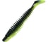 Виброхвост ЯМАН pro arris shad, р.2.5 inch, цвет n32 - black red flake/chartreuse, 7 шт. YP-AS25-32 1