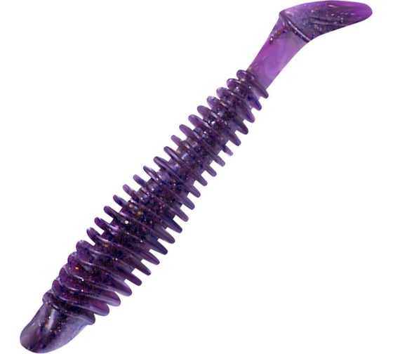 Виброхвост ЯМАН pro arris shad, р.2.5 inch, цвет n08 - violet, 7 шт. YP-AS25-08