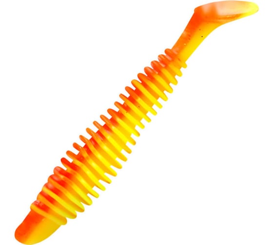 Виброхвост ЯМАН pro arris shad, р.4 inch, цвет n25 - sunshine, 4 шт. YP-AS4-25 1