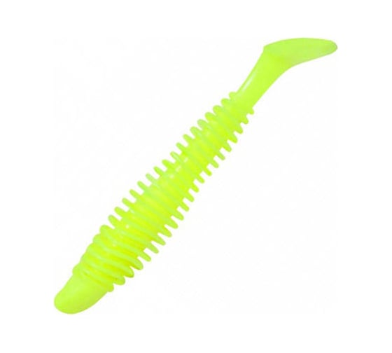 Виброхвост ЯМАН pro arris shad, р.5.5 inch, цвет n02 - chartreuse, 4 шт. YP-AS55-02