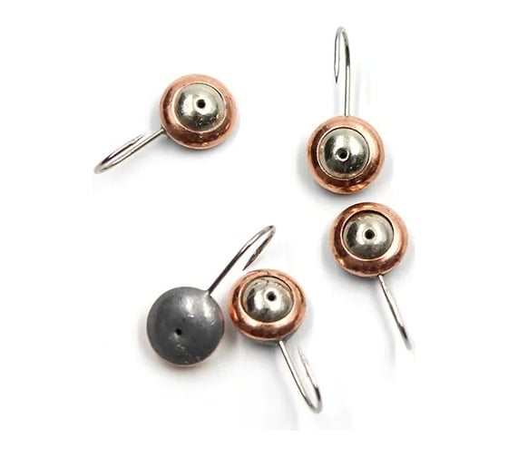 Паяная мормышка ЯМАН глаз окуневый, вес 0.85 г, никель, 5 шт Я-МРЛ236 1