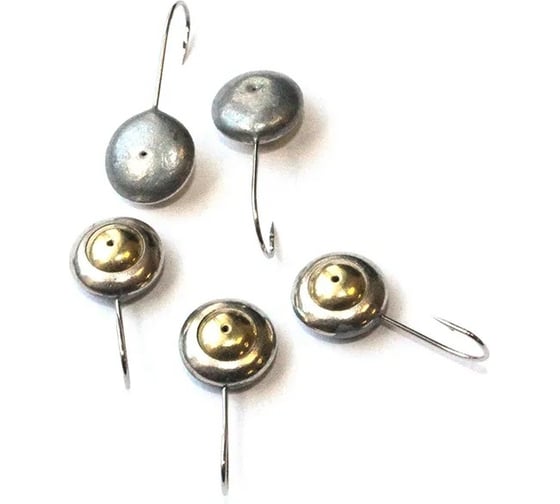 Паяная мормышка ЯМАН глаз окуневый, вес 1.26 г, латунь, 5 шт Я-МРЛ129 1