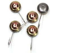 Паяная мормышка ЯМАН глаз окуневый, вес 1.26 г, медь, 5 шт Я-МРЛ130