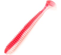 Виброхвост ЯМАН pro betta, р.2.5 inch, цвет n27 - red white, 8 шт. YP-B25-27